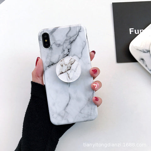 Image of 2019 New Marble Veins iPhone Case With Phone Holder