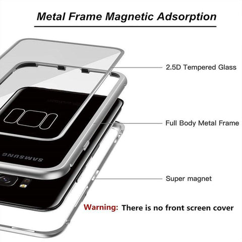 Image of Magnetic Adsorption Flip Phone Case for Samsung