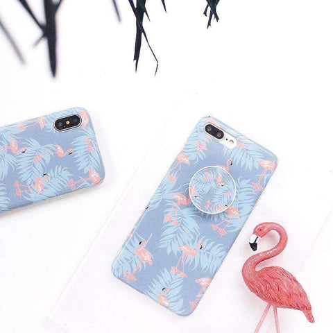 Image of 2019 New Trendy Flamingo Pattern Instagram Vibe Lovely Soft iPhone Case