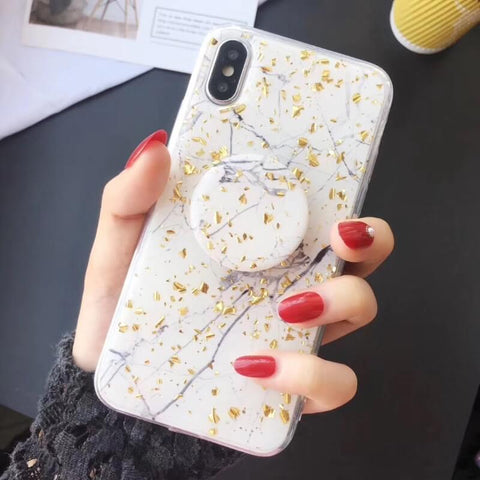 Image of 2019 New Sparkling iPhone Case with Grip and Stand