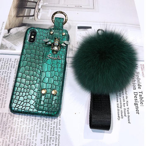 Image of Hair Ball Crocodile Case For iPhone