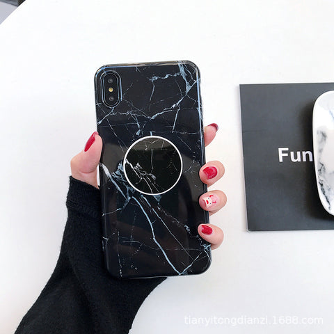 Image of 2019 New Marble Veins iPhone Case With Phone Holder