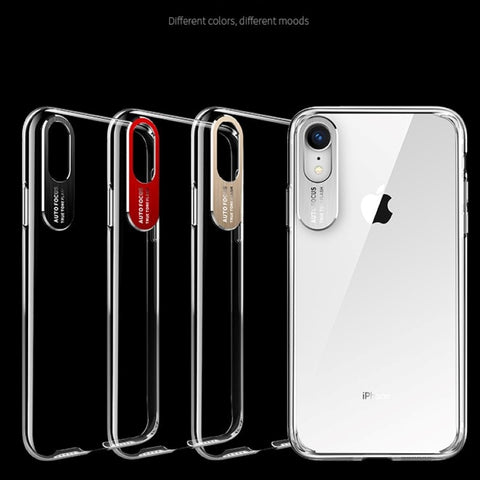 Image of 2019 Transparent Acrylic Metal Lens iPhone Case