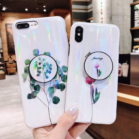 Image of 2019 New Fresh Plant Pattern iPhone Case