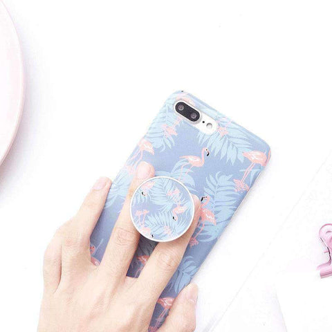 Image of 2019 New Trendy Flamingo Pattern Instagram Vibe Lovely Soft iPhone Case