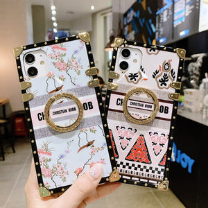 2020 New Retro Style Phone Case with Bracket for iPhone