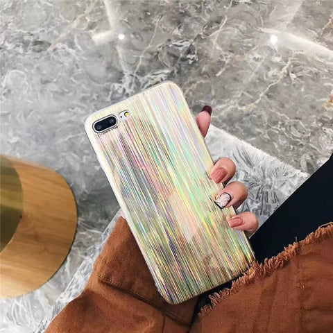 Image of 2019 New Laser Beam Stylish Chic iPhone Case With Phone Holder