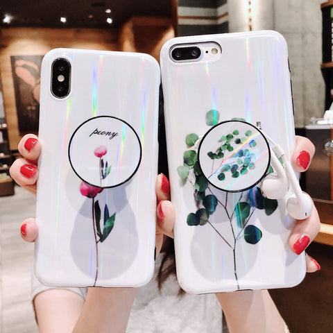 Image of 2019 New Fresh Plant Pattern iPhone Case