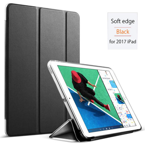 Image of Origianl Silicon Smart Wake Sleep PU Leather Cover For iPad