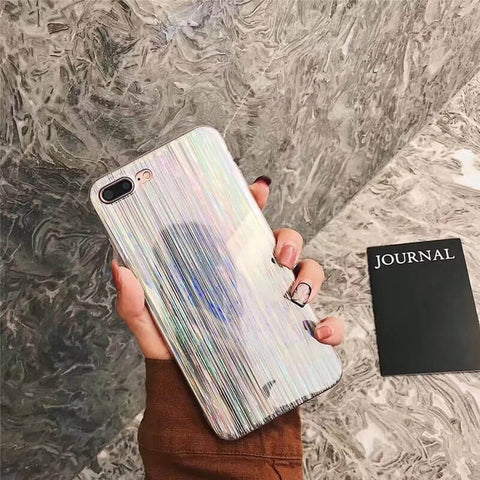 Image of 2019 New Laser Beam Stylish Chic iPhone Case With Phone Holder