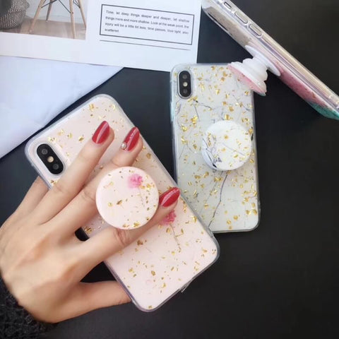 Image of 2019 New Sparkling iPhone Case with Grip and Stand