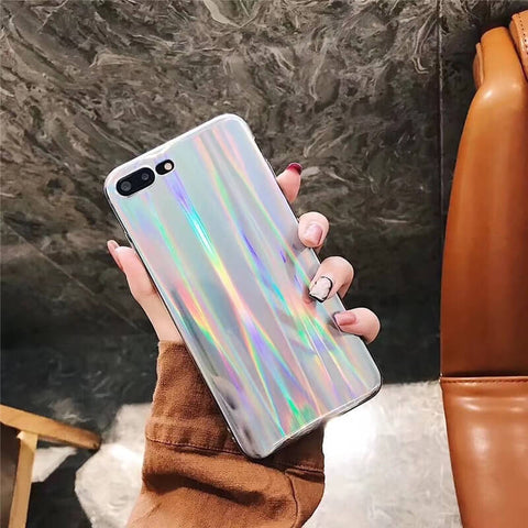 Image of 2019 New Laser Beam Stylish Chic iPhone Case With Phone Holder