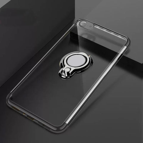 Image of Electroplating Three-section Car Buckle Case  For iPhone