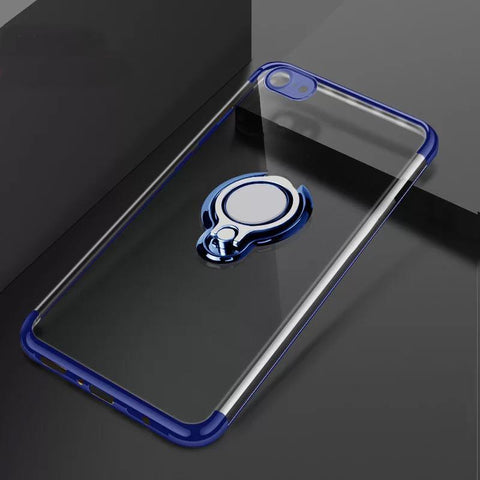 Image of Electroplating Three-section Car Buckle Case  For iPhone